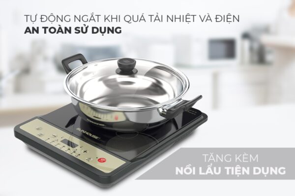 BẾP TỪ ĐƠN SUNHOUSE SHD6158
