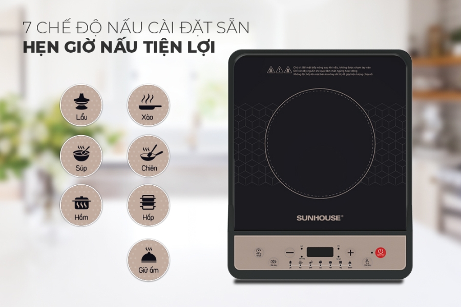 Bếp từ đơn SUNHOUSE SHD6160