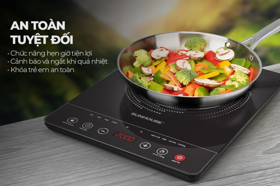 Bếp từ đơn SUNHOUSE SHD6161