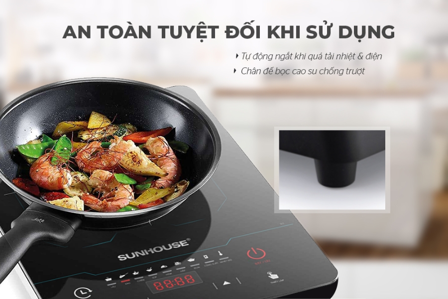 Bếp từ đơn SUNHOUSE SHD6873