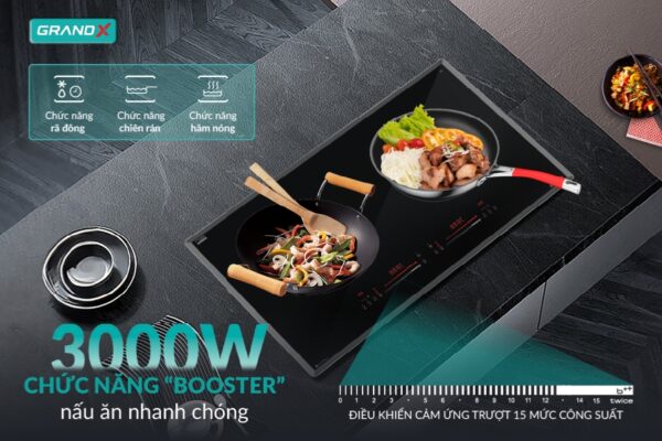 BẾP TỪ GRANDX GX IP789LUX