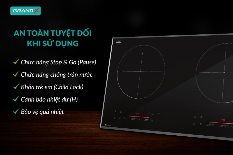 Bếp từ Grandx GX IH618SE