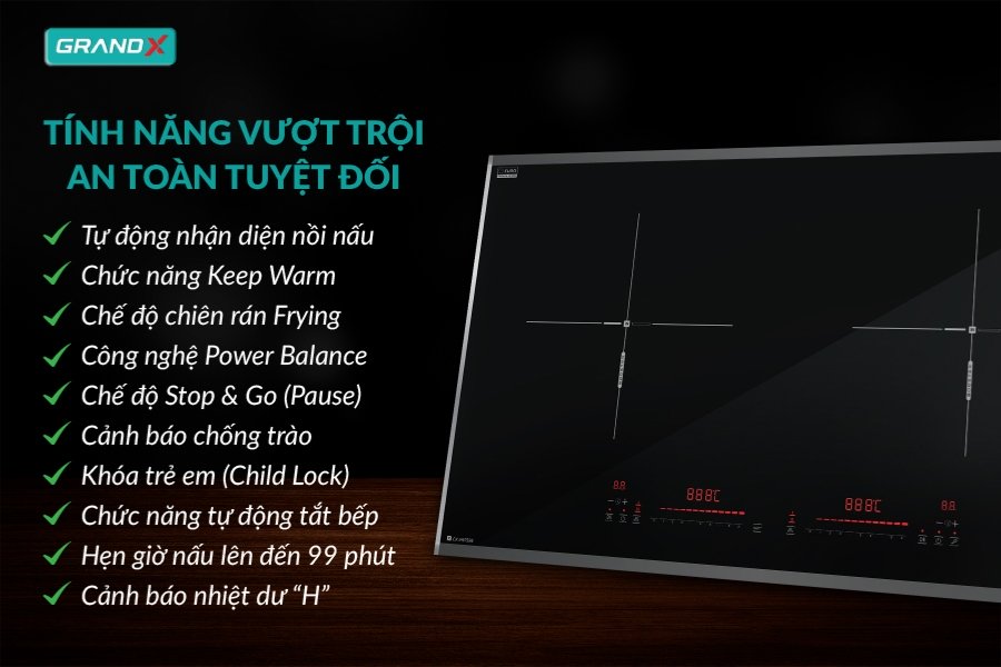 Bếp từ Grandx GX IH675SE