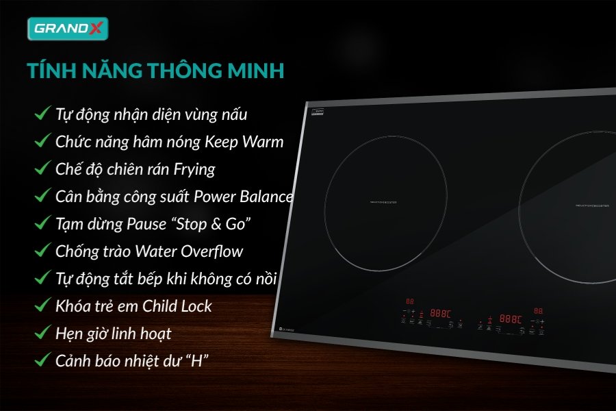 Bếp từ GrandX GX IP669SE