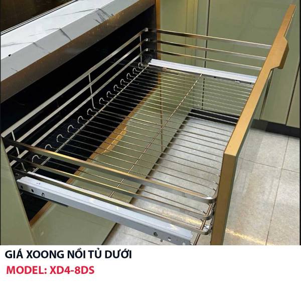 Giá xoong nồi Inox 304 nan dẹt Sevilla XD4-8DS