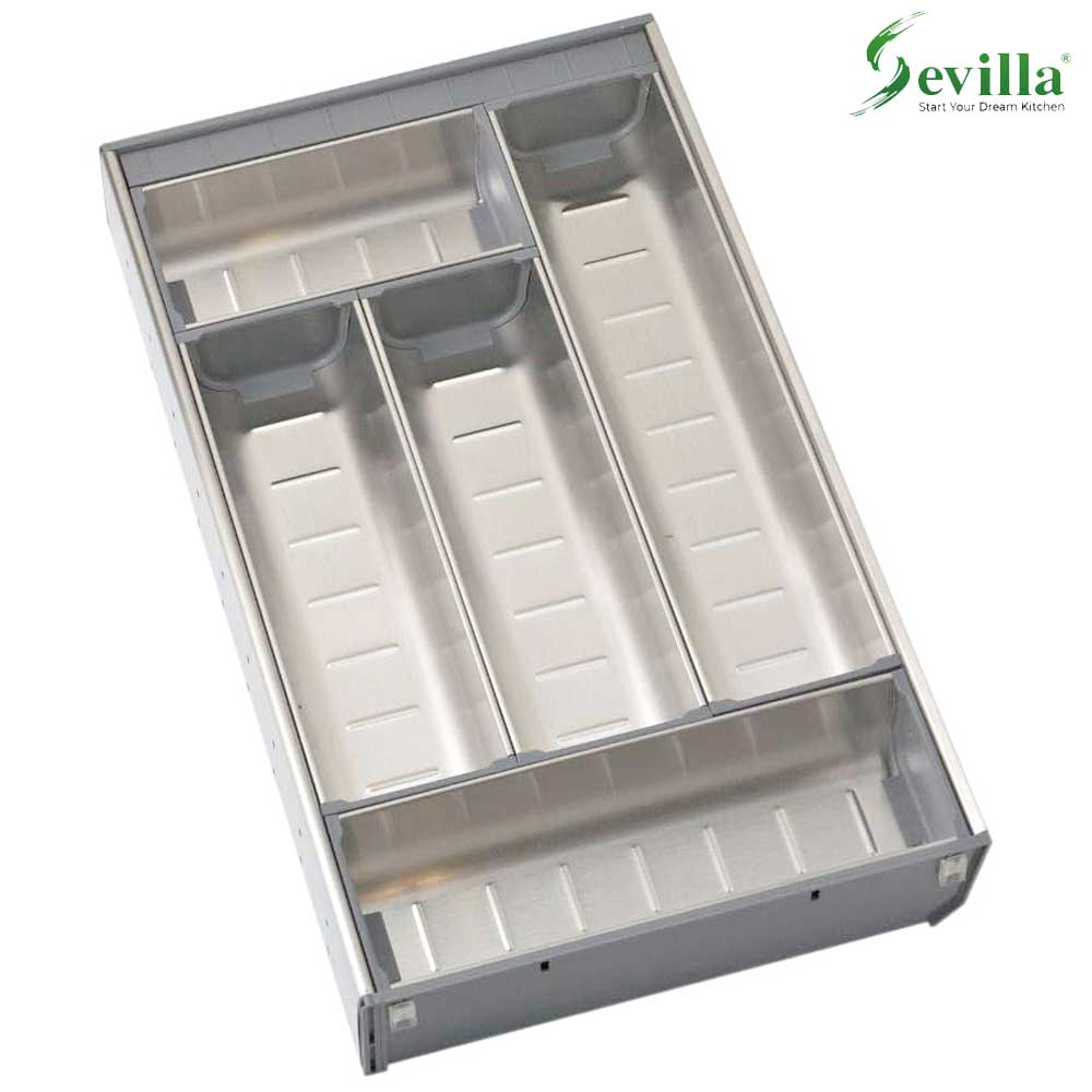 Khay chia thìa dĩa bằng Inox Sevilla TD4-300