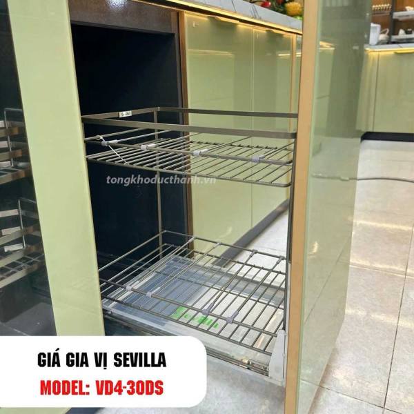 Gia giá vị Inox 304 nan dẹt cao cấp Sevilla  VD4-30DS
