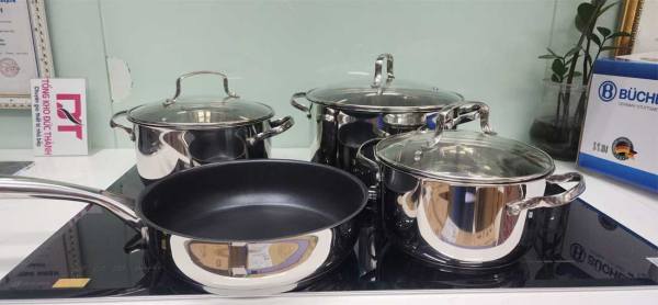 Bếp từ đôi BlanC BA569DI bo viền kính