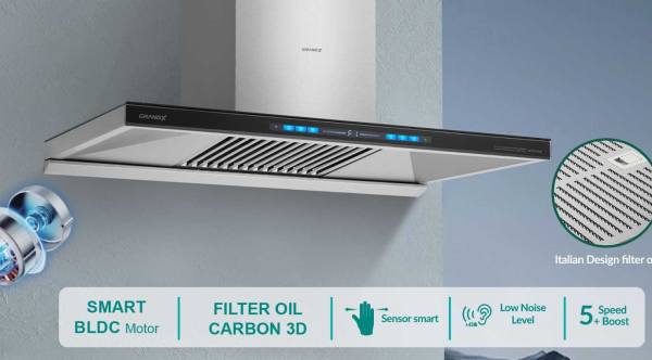 Máy hút mùi chữ T Grandx GX H70T81B / GX H70T81SB