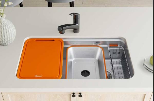 Chậu rửa bát Konox phong cách Nhật chống xước Tari Smart 8047