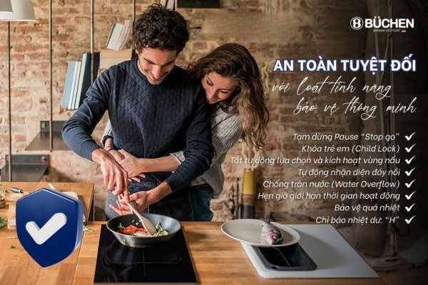 BẾP TỪ BUCHEN BUC338 SMART