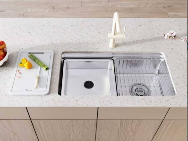 Chậu rửa bát Konox phong cách Nhật bề mặt mịn Tari 780SM