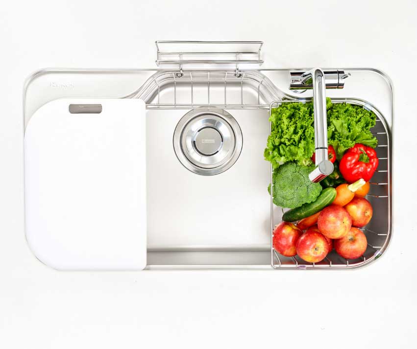 Chậu rửa bát Konox phong cách Nhật bề mặt mịn Tari 9051SM