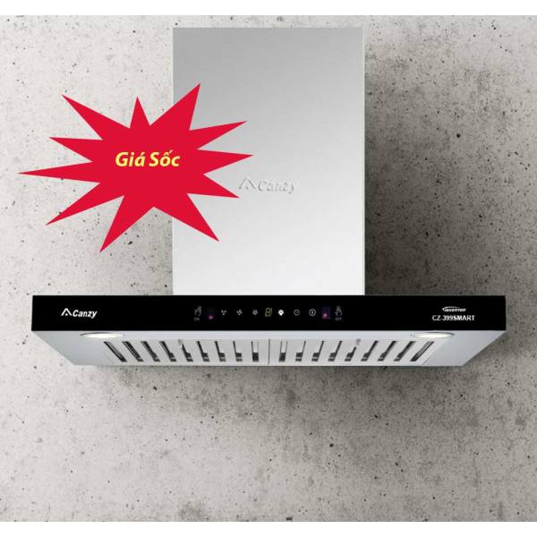 Máy hút mùi Canzy CZ-399 SMART công suất 1.400m3, sâu 45cm