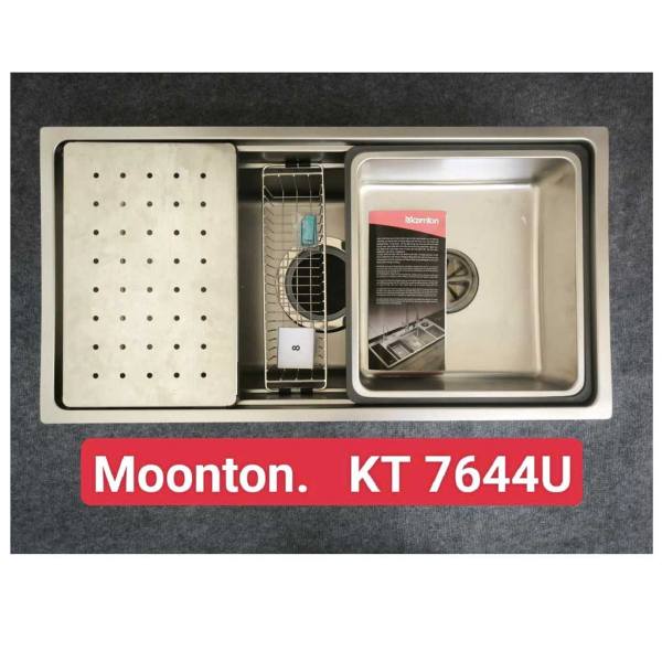 Chậu rửa bát Moomton M7644 SUS304 inox chống xước