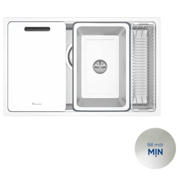 Chậu rửa bát Konox phong cách Nhật bề mặt mịn Tari 7648SM
