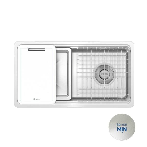 Chậu rửa bát Konox phong cách Nhật bề mặt mịn Tari 780SM