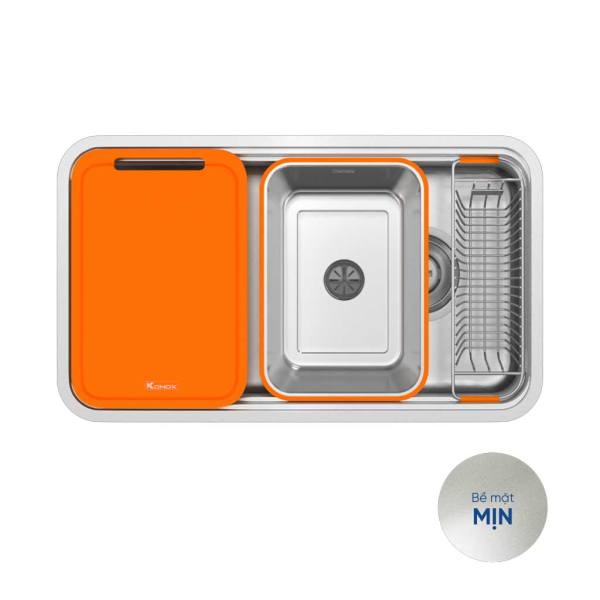 Chậu rửa bát Konox phong cách Nhật R50 Tari 8047SU