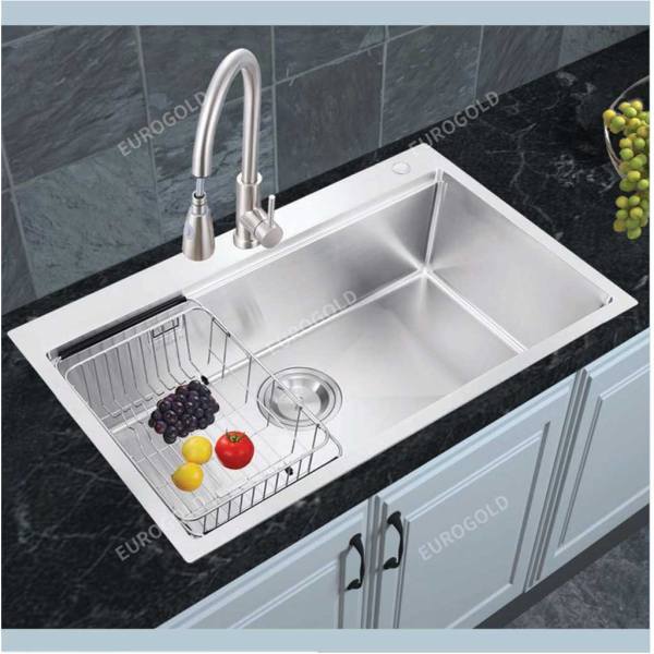 Chậu rửa bát Eurogold 1 hố inox 304 EUS58050
