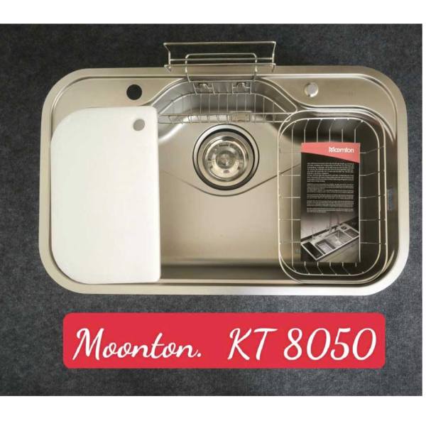 Chậu rửa bát Moomton M8050 inox SUS304 vân sần chống xước