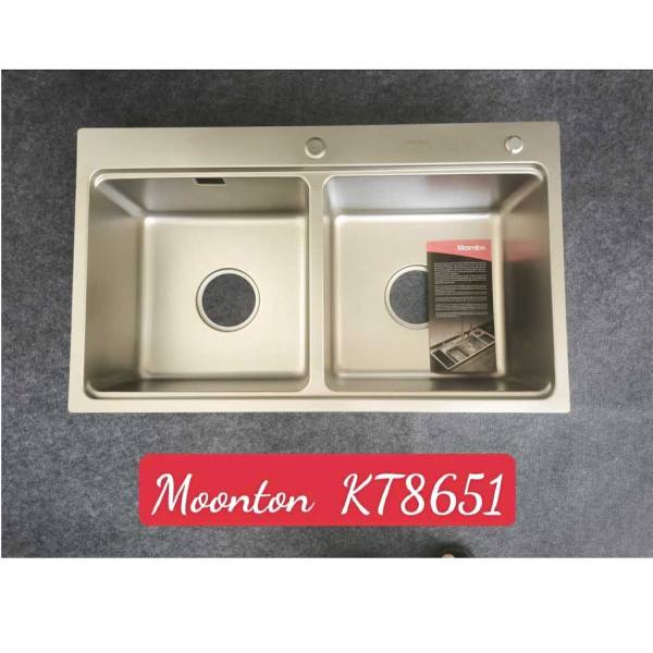Chậu rửa bát Moomton M8651 SUS304 inox chống xước
