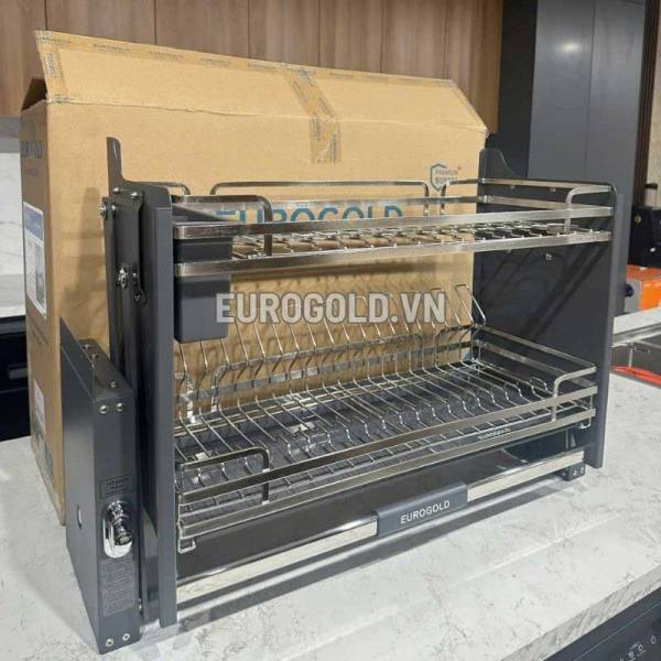 Giá bát nâng hạ Eurogold Inox 304 khung màu trắng EVI160/170/180/190G(EVI960/970/980/990G)