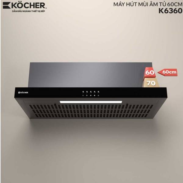 Máy hút mùi âm tủ Kocher K-6360 (60cm)