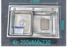 Chậu rửa Kagold 7546 inox 304