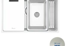 Chậu rửa bát Konox phong cách Nhật bề mặt mịn Tari 7648SM