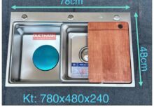 Chậu rửa bát Kagol 7848 inox 304