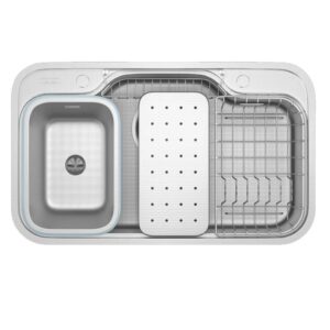 Chậu rửa bát Konox chống xước Workstation Sink Dekor 8048SU