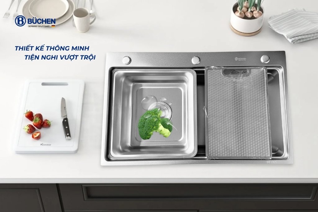 CHẬU RỬA BÁT BÜCHEN BU7848SQ 