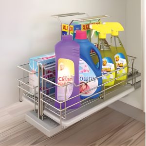 GIÁ ĐỂ CHAI LỌ DƯỚI CHẬU RỬA BLANC BC02CL