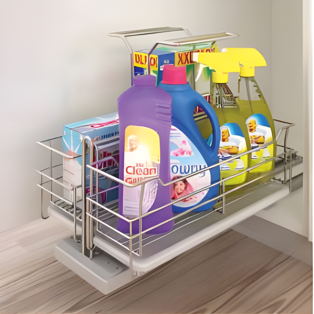 GIÁ ĐỂ CHAI LỌ DƯỚI CHẬU RỬA BLANC BC02CL