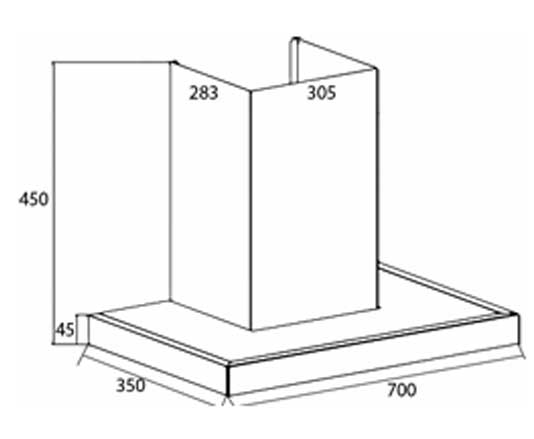 Máy hút mùi Canzy CZ D70S35