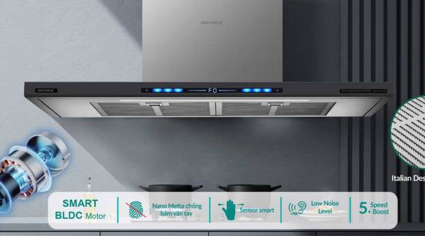 Máy hút mùi Grandx GXH70T78G/90T78G ( H70T78SG/H90T78SG)