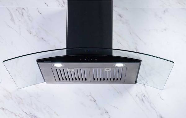 Máy hút mùi kính cong Grandx GX H70C55B