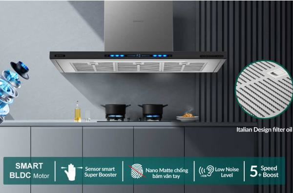 Máy hút mùi Grandx GX H70T78B/90T78B/H70T78SB/90T78SB