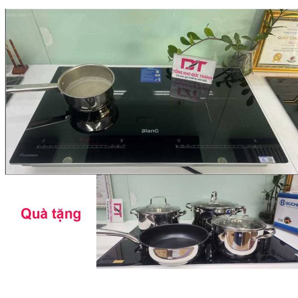 Bếp từ đôi BlanC BA569DI bo viền kính