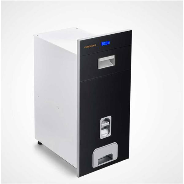 Thùng gạo Euroglod mặt gương màu đen điện tử GB301B