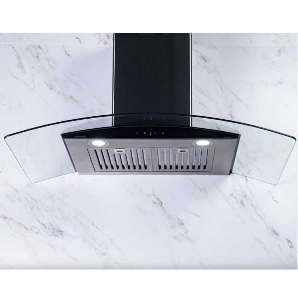 Máy hút mùi kính cong Grandx GX H70C55B