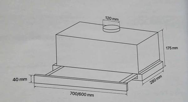 Máy Hút Mùi Âm Tủ Canzy CZ-H1470AT/H1070AT